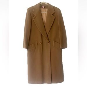 Fog By London Fog Vintage Camel Wool Coat 8
